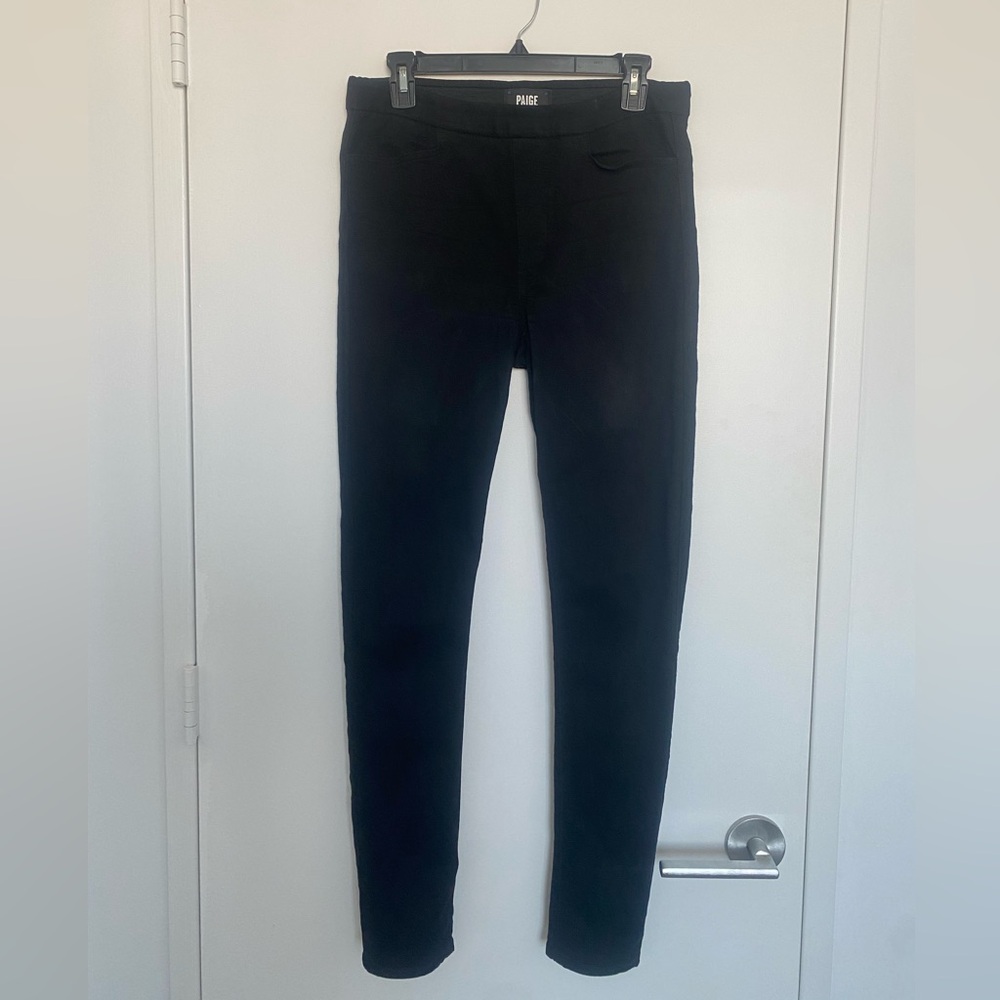 PAIGE  Hoxton Ultra   Skinny Jeans Black, size 27